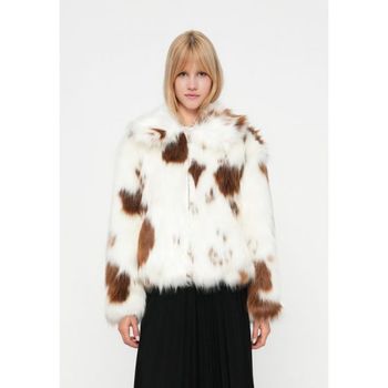 아베크롬비 Fitch SHORT ZIP FRONT COW PRINT Winter jacket white 7519414_이미지