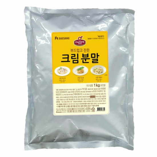 쉐프원 크림분말 1kg이미지입니다. 누르면 해당 게시물로 새창이동합니다.