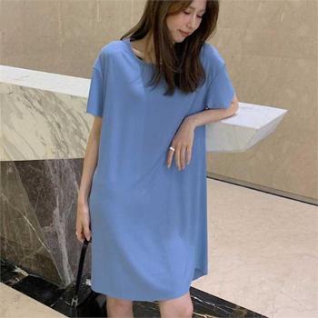 오노마 ONM 여자 휴가철 여행 코디 여름 캐주얼 루즈핏 원피스 S8946158