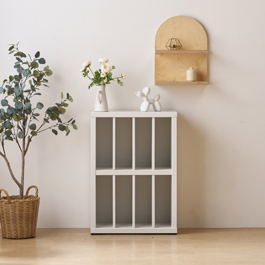 우아미가구 라우 2단 책장 8칸 600