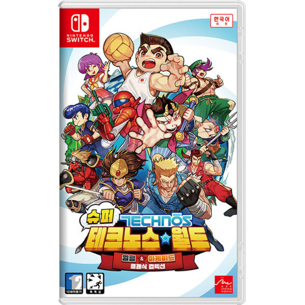 슈퍼 테크노스 월드: 열혈 아케이드 클래식 컬렉션 한글판 SWITCH, 패키지칩_이미지
