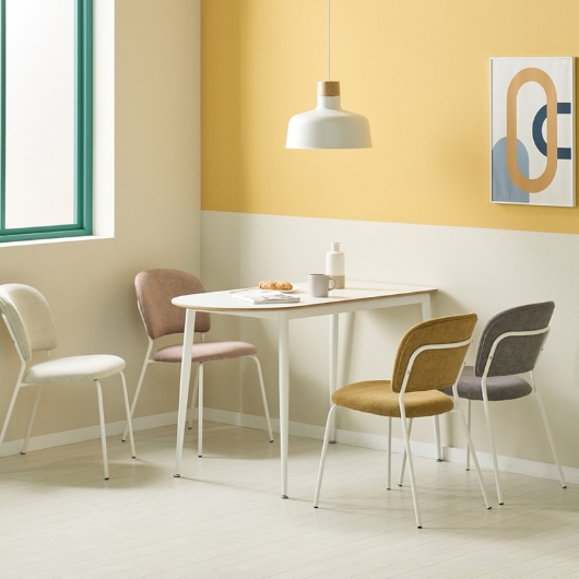 아이앤  아티제 HPM 반원 식탁 1200 (의자4개)