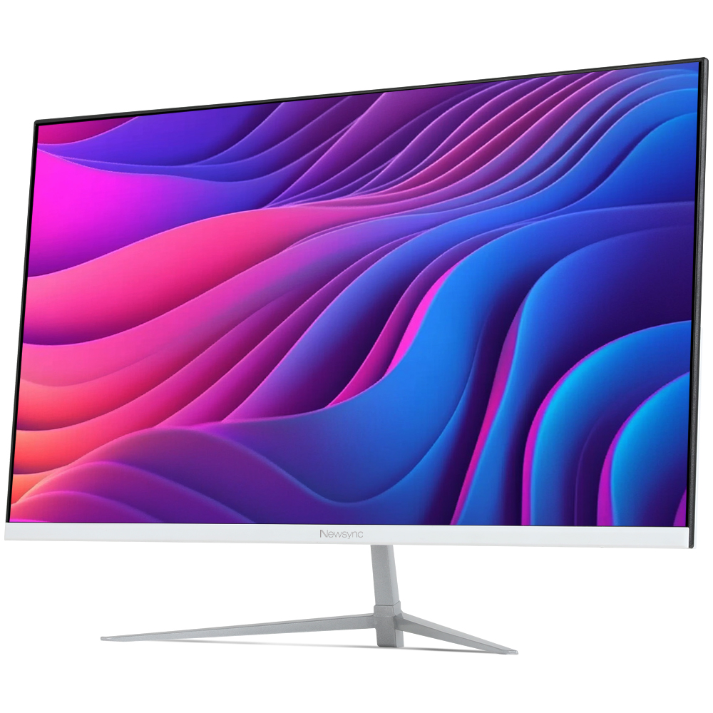 비트엠 Newsync B27F100 IPS 슬림 베젤리스 화이트 무결점_이미지