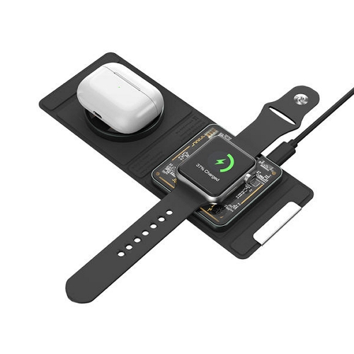 머레이 지갑형 폴더블 2in1 무선충전기 FOLD-20 (갤럭시/애플워치용)_이미지