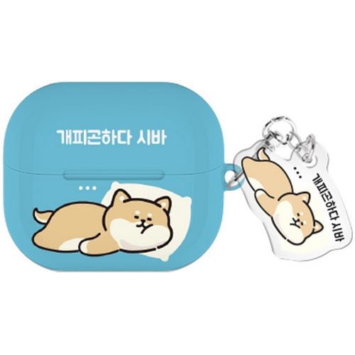 원베스트 갤럭시 버즈3 시바의하루 키링 하드 케이스 (정품)_이미지