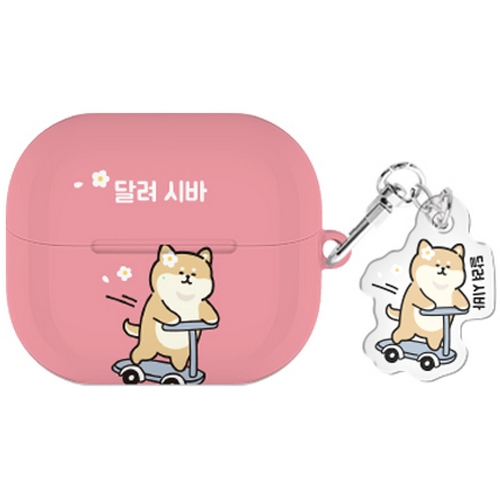 원베스트 갤럭시 버즈3 시바의하루 키링 하드 케이스 (정품)_이미지