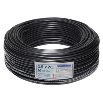 현대케이블 VCTF <b>전선</b> 충진형 1.5SQ x 100m x 2C