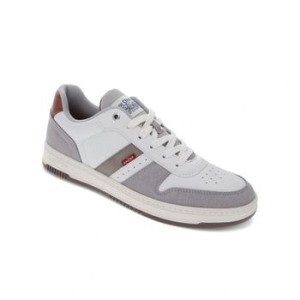 맨즈 드라이브 로우 탑 레이스 업 스니커즈 화이트 Cappuccino Mocha 18050587 70418