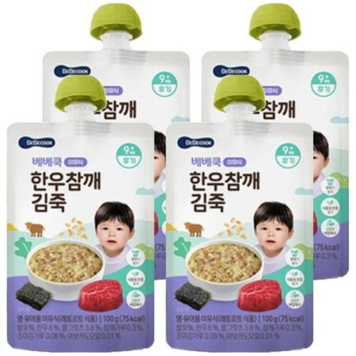 베베쿡 한우참깨 김죽 100g이미지입니다. 누르면 해당 게시물로 새창이동합니다.