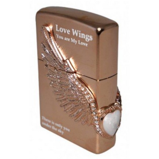지포(ZIPPO) LOVE WINGS (ROSE)_이미지