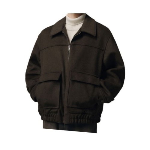 드로우핏 ltgt DRAW FIT 울 집업 빅포켓 블루종 자켓 BROWN DFJK4305BR 418274