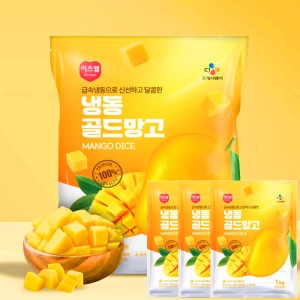 이츠웰 냉동 골드망고 1kg (3개)_이미지