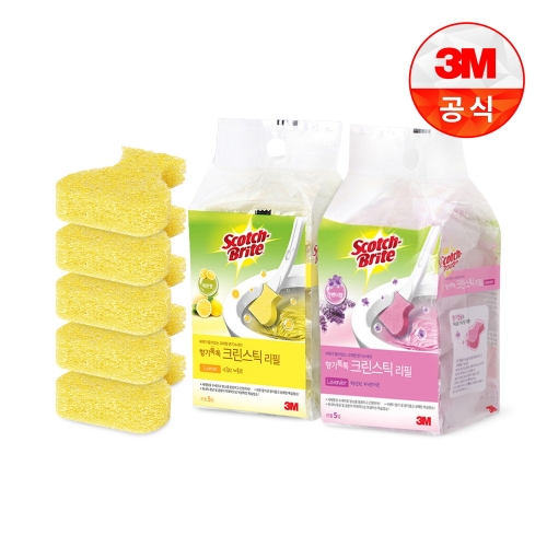 스카치브라이트 향기톡톡 크린스틱 리필 (5개)_이미지