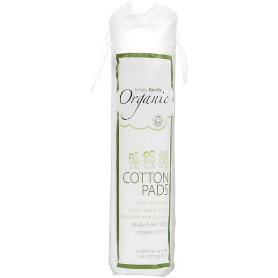 심플리젠틀 유기농 화장솜 100매 (8개)