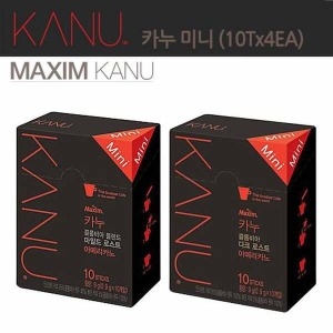 동서식품 카누 미니 다크 로스트 아메리카노 10개입 (4개)_이미지