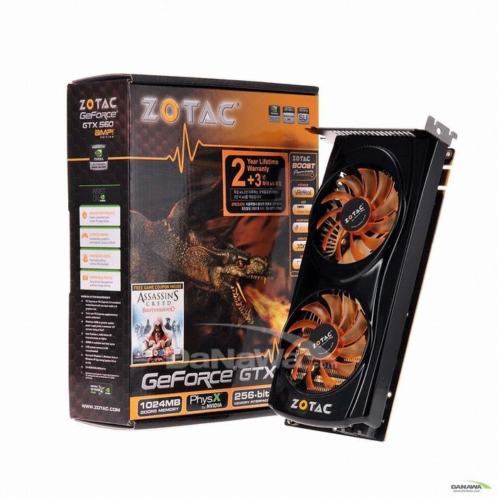 ZOTAC 지포스 GTX560 AMP! Edition D5 1GB_이미지