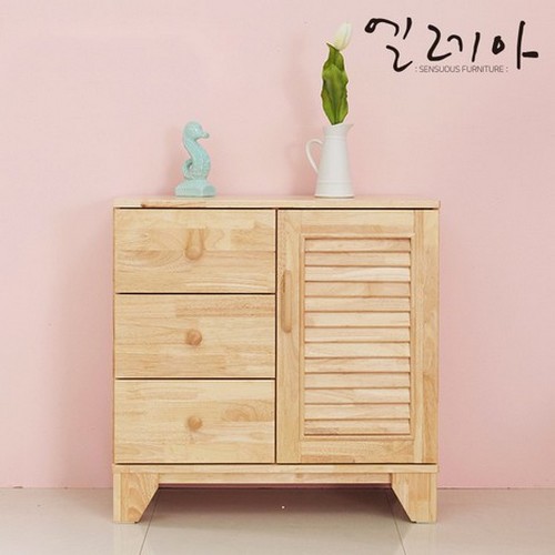 첼로 원목 갤러리 수납장 800