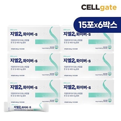 셀게이트 지엘2화이버-S 1.8g 15포 (6개)_이미지