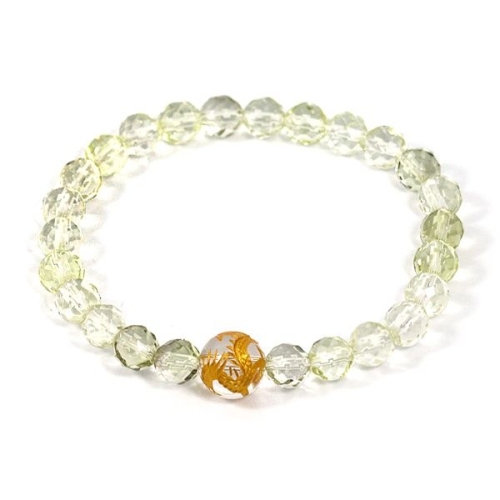 힐링젬 황룡 레몬수정 원석팔찌 천연보석 커플팔찌 24BR-004