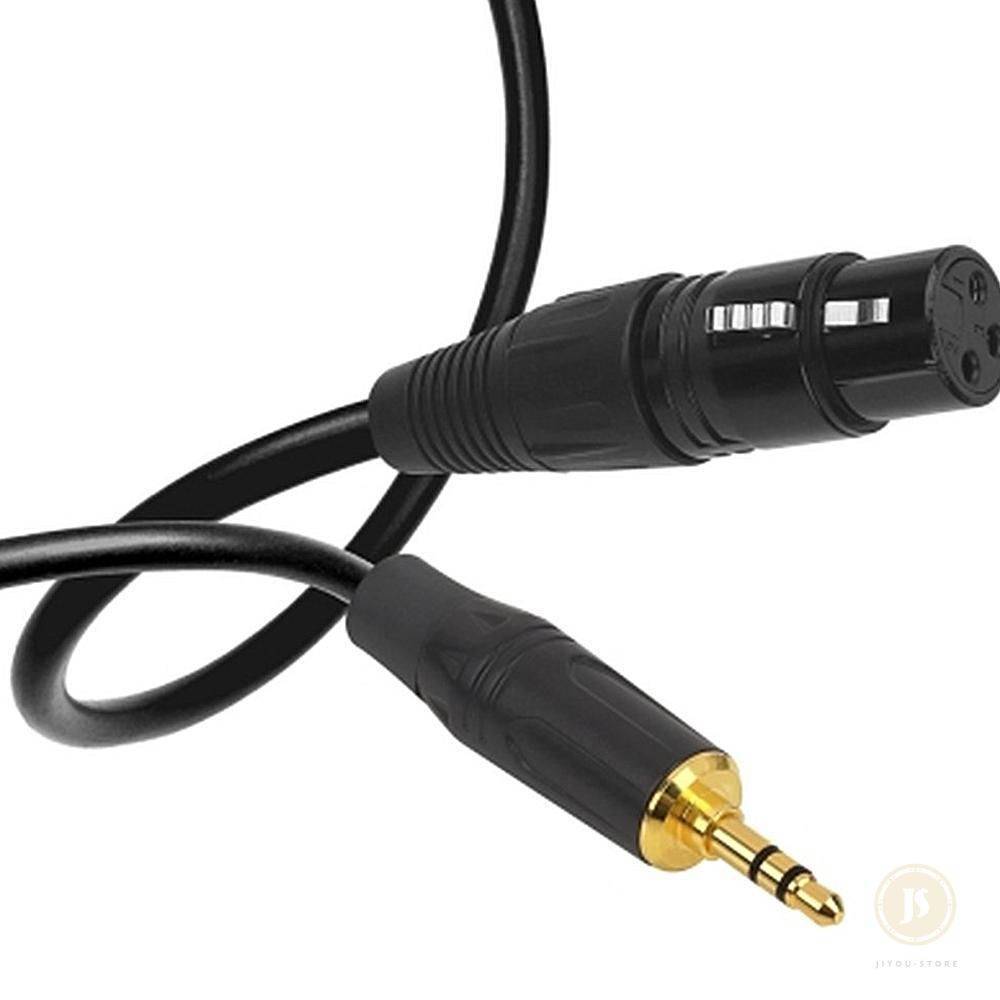 강원전자 넷메이트 XLR 캐논(F) to 3.5mm 스테레오 AUX 케이블