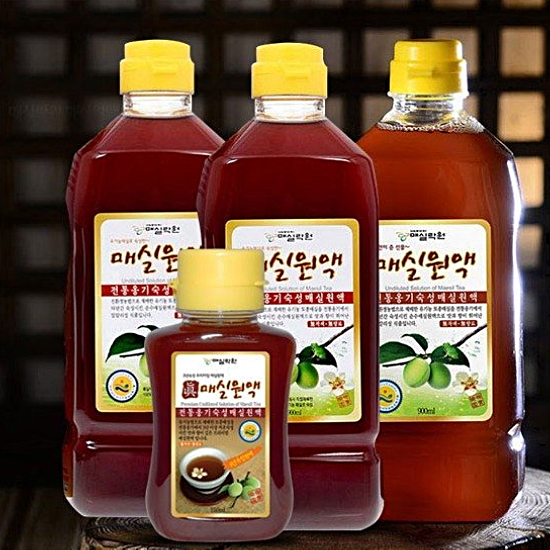 매실락원 매실원액 900ml x 3개 + 매실원액 150ml (1개)