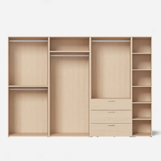 한샘  샘베딩 서랍형 드레스룸 세트 2800 (높이 194cm)