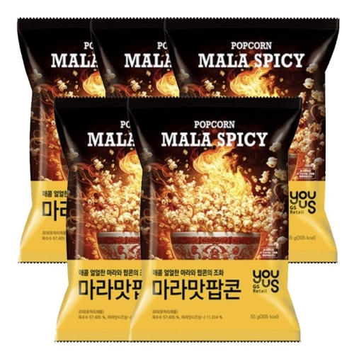 GS25 마라맛팝콘 55g (5개)_이미지