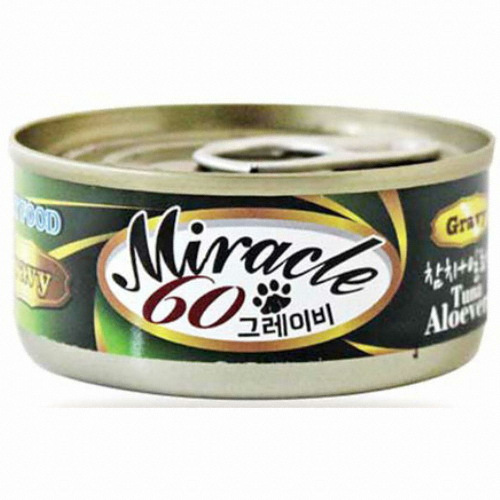 Unicord Public 미라클60 그레이비 참치+알로에 60g (1개)