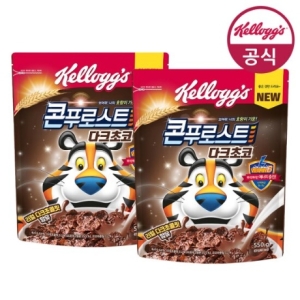 켈로그 콘푸로스트 다크초코 550g (2개)_이미지