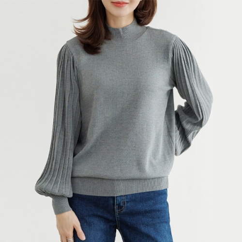 데드라 벌룬플리츠반목니트 KND6044_YC