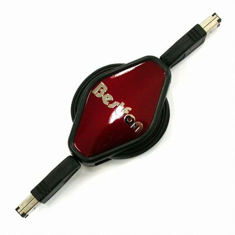 Bestfon IEEE1394 (6P-6P) NMR-E003 돌돌이 케이블 (1.5m)