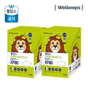 파인텍 웰킵스 미세먼지 황사 마스크 KF80 대형 (50매)_이미지