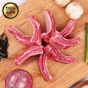 웰굿 국내산 숙성 돼지고기 등갈비 500g [1개]