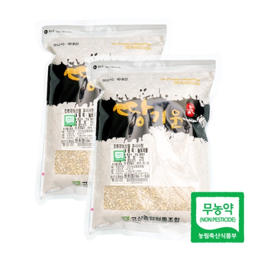 고산농협 친환경 땅기운 늘보리쌀 겉보리 1kg_이미지