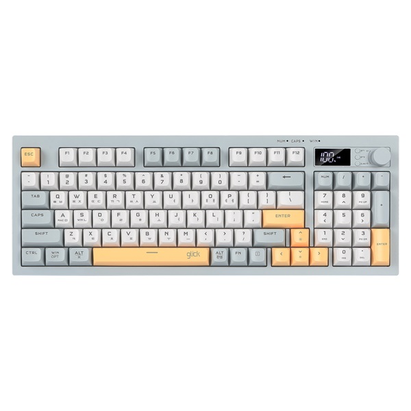 지클릭커 OFFICEPRO WK50 사일런스 M RGB 무소음 방수 무선 블루투스 94 (Navy Blue)