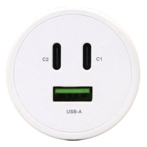 NTY GODA PD PPS 65W 3포트 GaN 접지형 충전기 ZX-3U15T_이미지