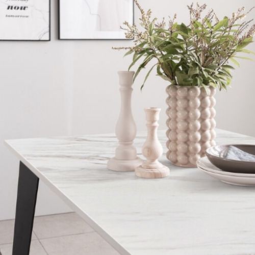 헤이미쉬홈 아놀드 포세린 통세라믹 식탁 1400 (의자별도)_이미지