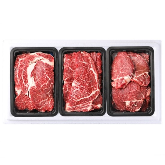 고산농협 고산한우 1등급이상 암소구이세트 정성드림 3호 1kg (1개)_이미지