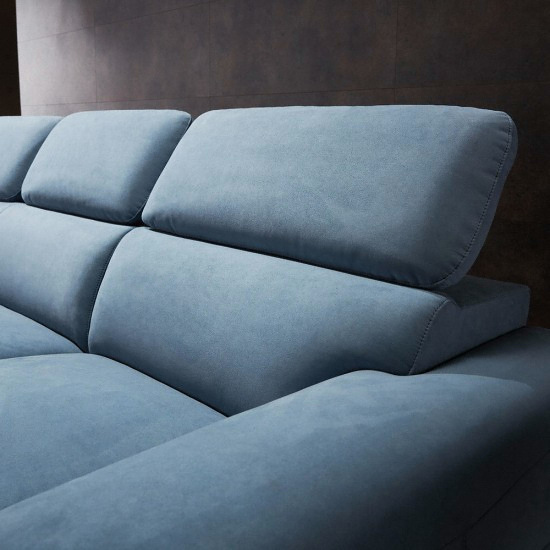 보니애가구 수프레모 아쿠아텍스 패브릭 소파 4인용 (스툴포함)_이미지