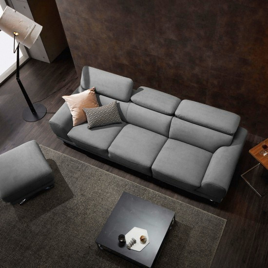 보니애가구 수프레모 아쿠아텍스 패브릭 소파 4인용 (스툴포함)_이미지