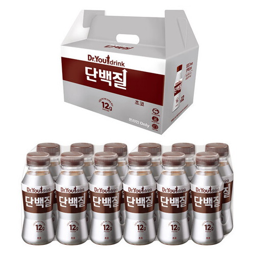 닥터유 드링크 단백질 초코맛 240ml (12개)_이미지