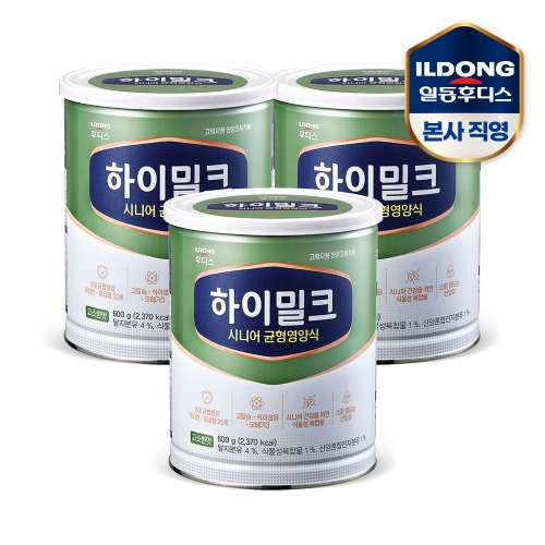 일동후디스 하이밀크 시니어 균형영양식 600g (3개)_이미지
