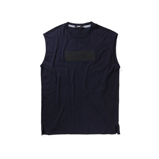 지엔코 엘록 남성 루즈핏 ELOQ 아플리케 슬리브리스 E164MSL121M