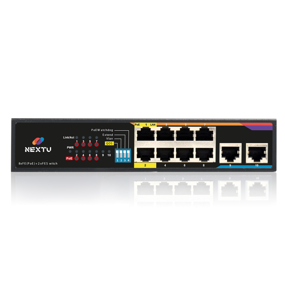 �������������ͽ� �ؽ�Ʈ NEXT-POE808FP AI������ PoE ����ġ���
