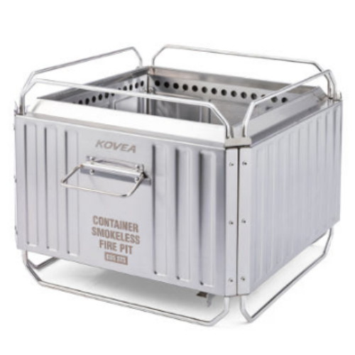 코베아 컨테이너 이중연소 화로대 035 STS_이미지