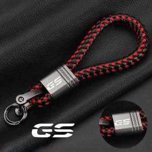 <b>BMW</b> GS R1250GS F800GS F750GS 750 650 오토바이 열쇠 고리 금속 꼰 로프