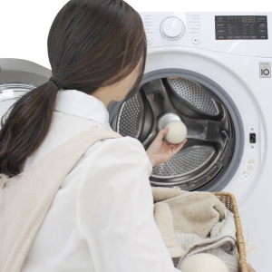 욕실의여왕 건조기 양모볼 6개입 세탁 먼지 제거 빨래 건조 볼