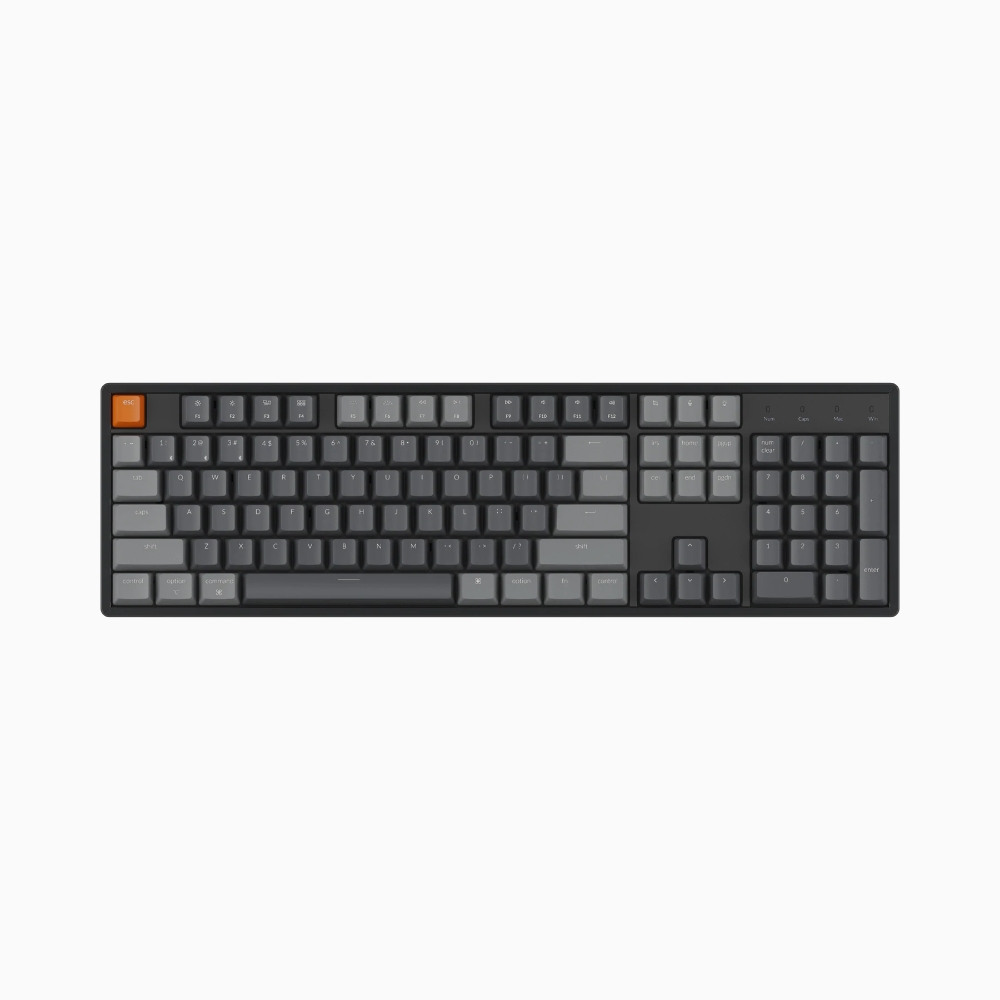 Keychron K10 알루미늄 RGB 핫스왑 기계식 (적축)