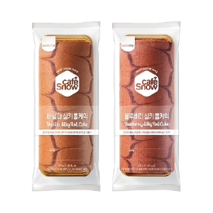 삼립 1A등급 원유로 만든 냉동 롤케익 2종 2봉 바닐라롤/블루베리롤