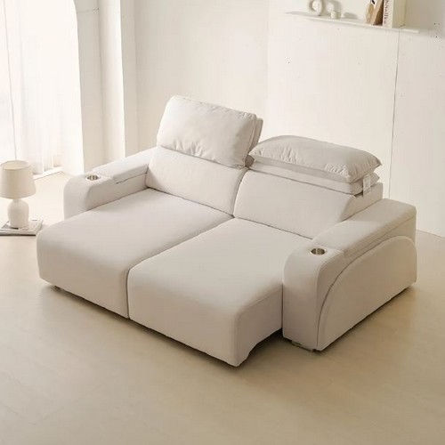 테티스 이지클린 무빙 2세대 슬라이딩 패브릭 소파 3인용